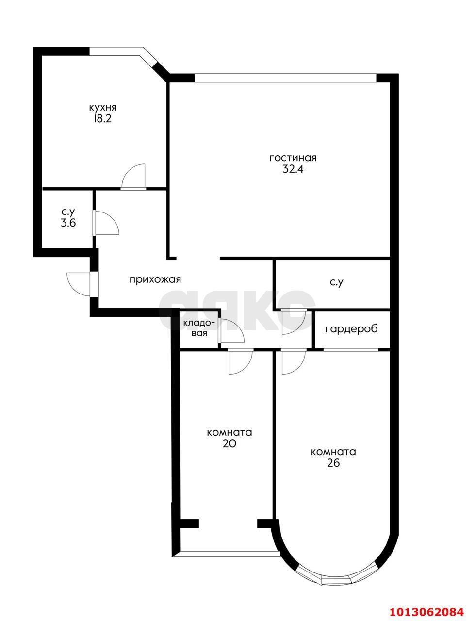 Фото №18: 3-комнатная квартира 130 м² - Краснодар, Западный внутригородской округ, ул. Бабушкина, 295