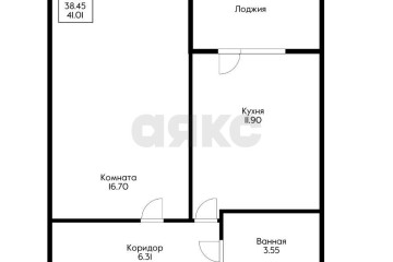 Фото №4: 1-комнатная квартира 38 м² - Краснодар, мкр. жилой комплекс Прованс, ул. Генерала Петрова, 5