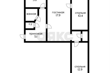 Фото №5: 3-комнатная квартира 71 м² - Краснодар, мкр. Западный внутригородской округ, ул. Красных Партизан, 232