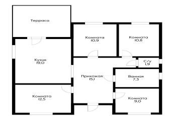Фото №2: Дом 91 м² - Елизаветинская, ст Башмачок, ул. Клубничная, 90