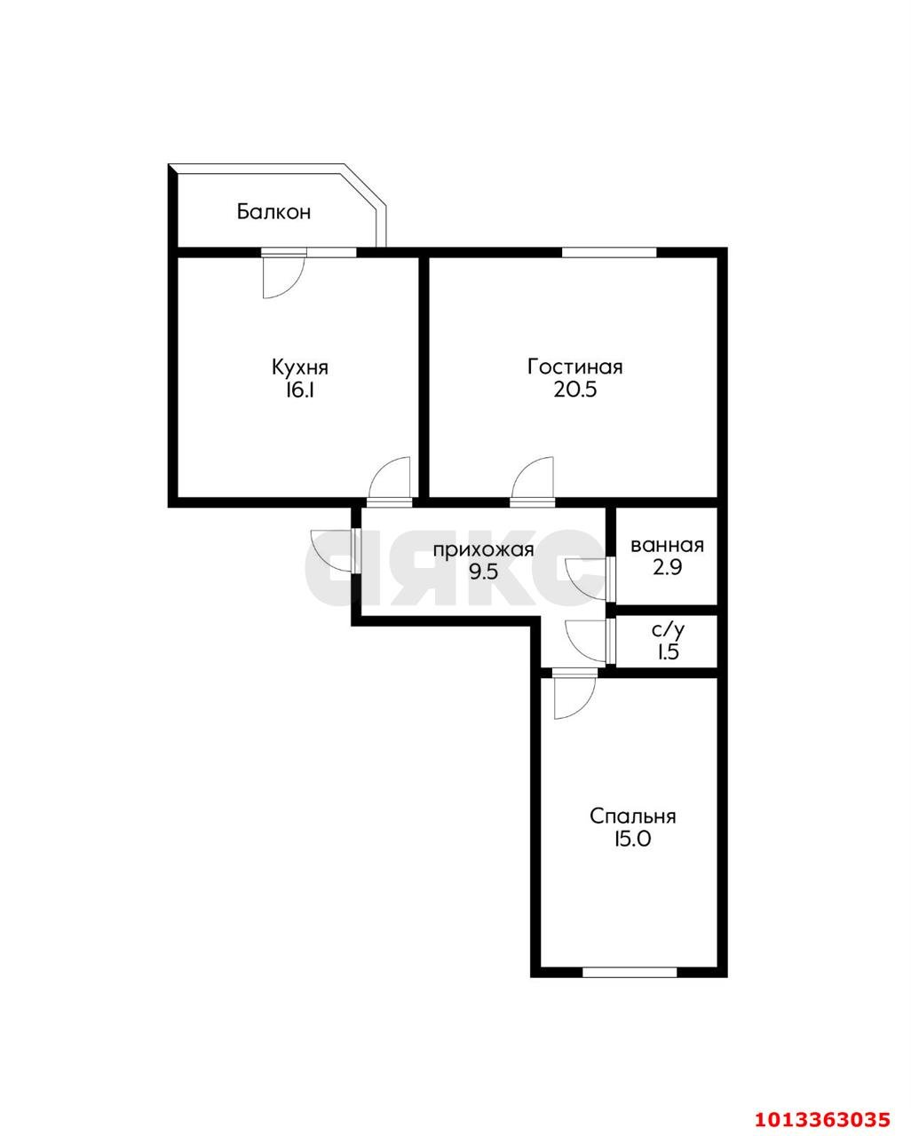 Фото №8: 2-комнатная квартира 68 м² - Краснодар, жилой комплекс Смоленский, ул. Восточно-Кругликовская, 32