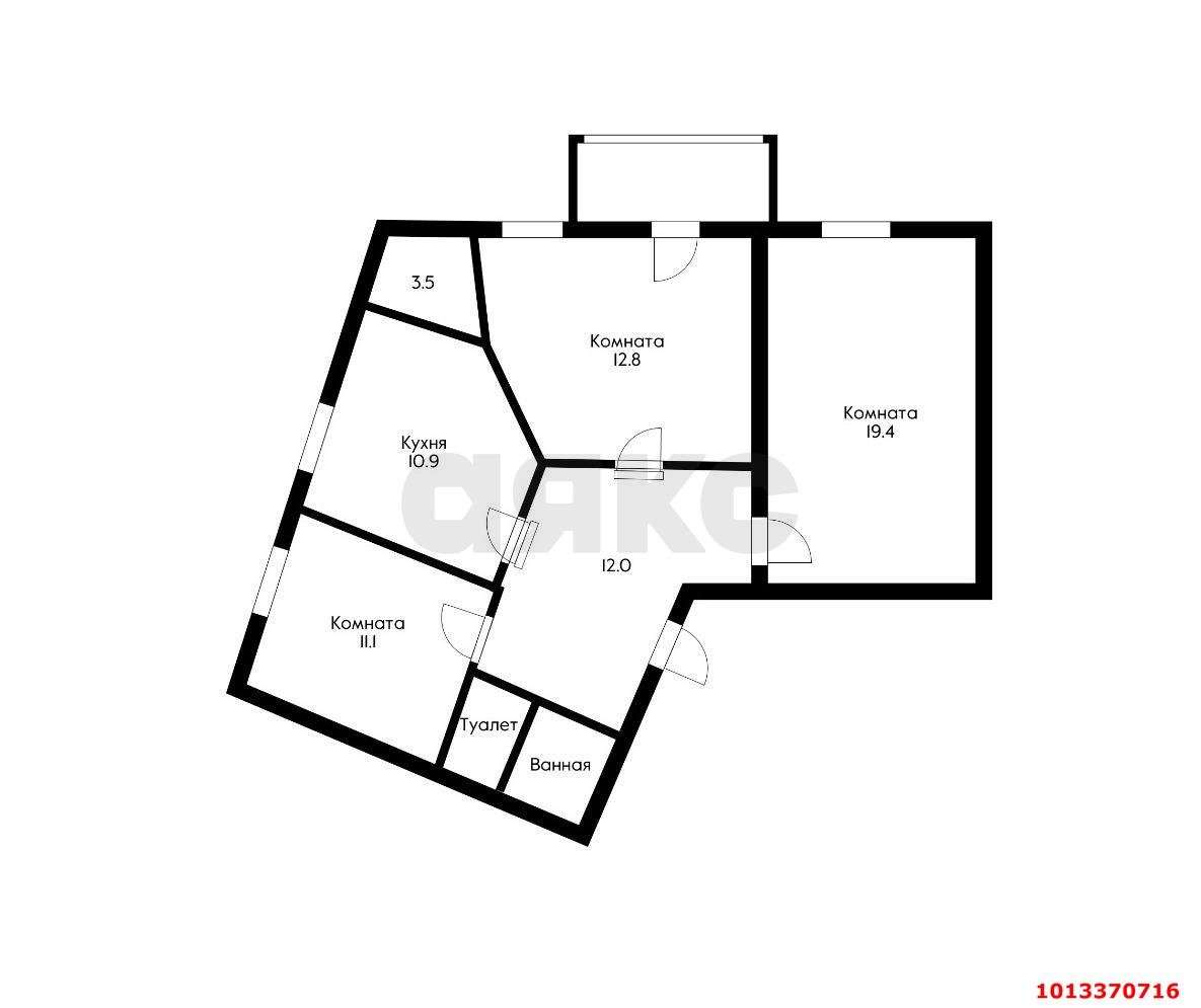 Фото №17: 3-комнатная квартира 72 м² - Краснодар, Дубинка, ул. Ставропольская, 4