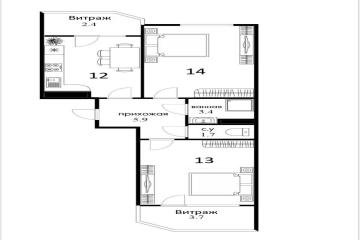 Фото №2: 2-комнатная квартира 50 м² - Краснодар, мкр. Достояние, ул. Григория Булгакова, 6