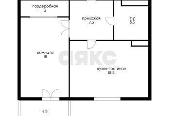 Фото №4: 1-комнатная квартира 48 м² - Краснодар, мкр. жилой комплекс Триумф, ул. имени П.М. Гаврилова, 27/1