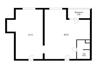 Фото №4: Коммерция 70 м² - Краснодар, мкр. жилой комплекс Фреш, ул. имени Валерия Гассия, 4/7к1