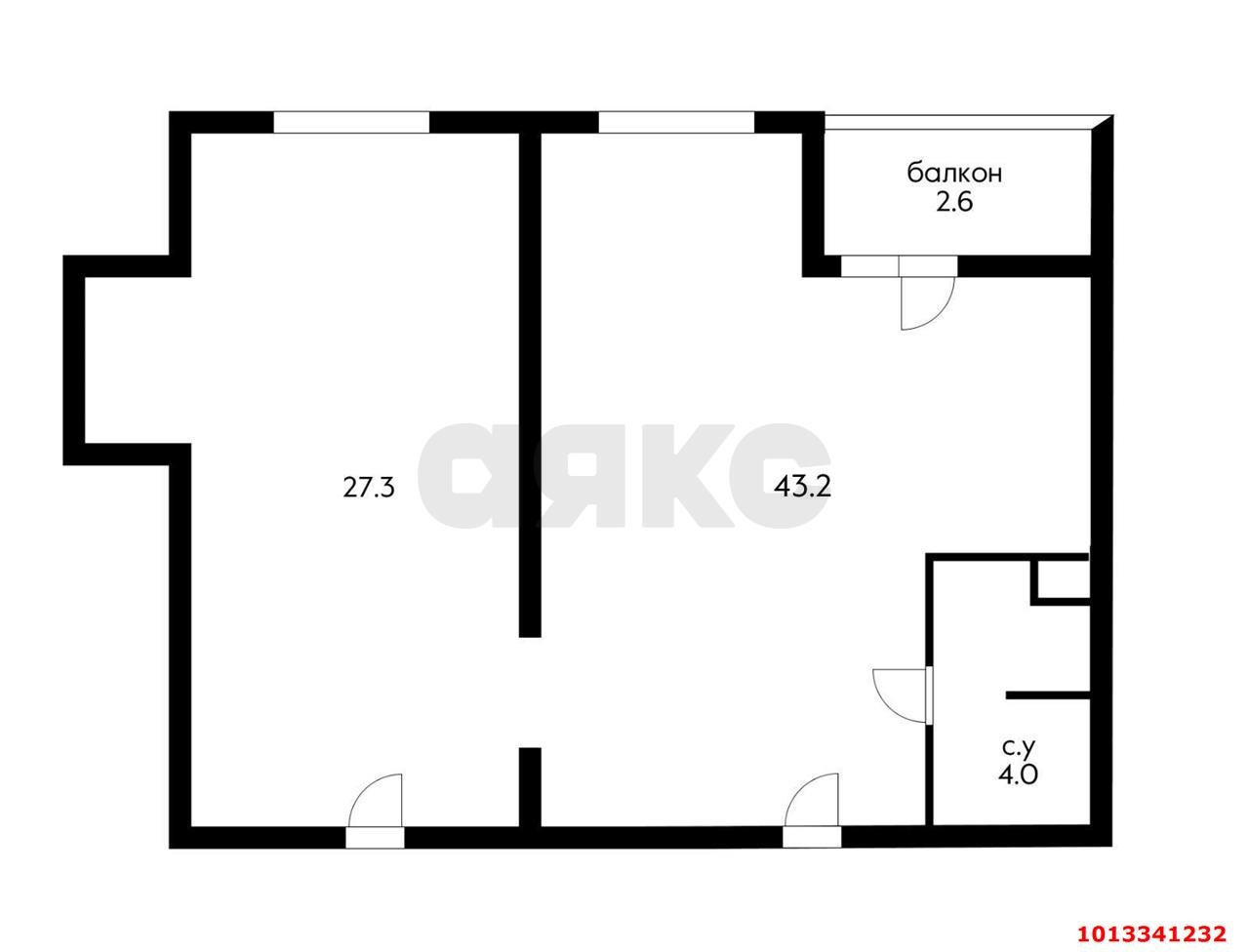 Фото №8: Торговое помещение 71 м² - Краснодар, жилой комплекс Фреш, ул. имени Валерия Гассия, 4/7к1