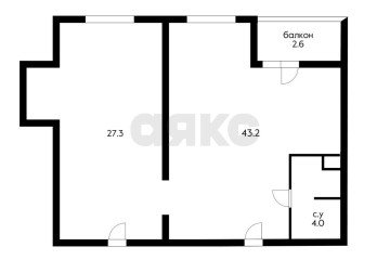 Фото №4: Торговое помещение 71 м² - Краснодар, мкр. жилой комплекс Фреш, ул. имени Валерия Гассия, 4/7к1