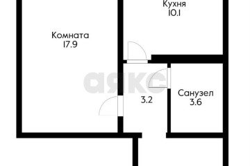 Фото №1: 1-комнатная квартира 46 м² - Краснодар, мкр. Восточно-Кругликовский, ул. Героя А.А. Аверкиева, 4