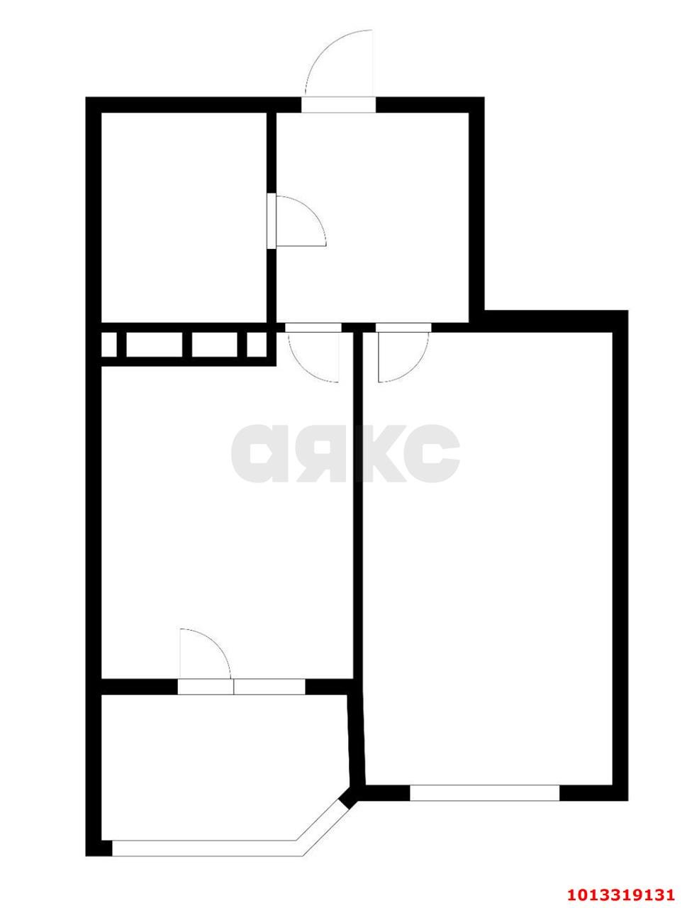 Фото №4: 1-комнатная квартира 38 м² - Краснодар, Губернский, ул. им. Героя Яцкова И.В., 19