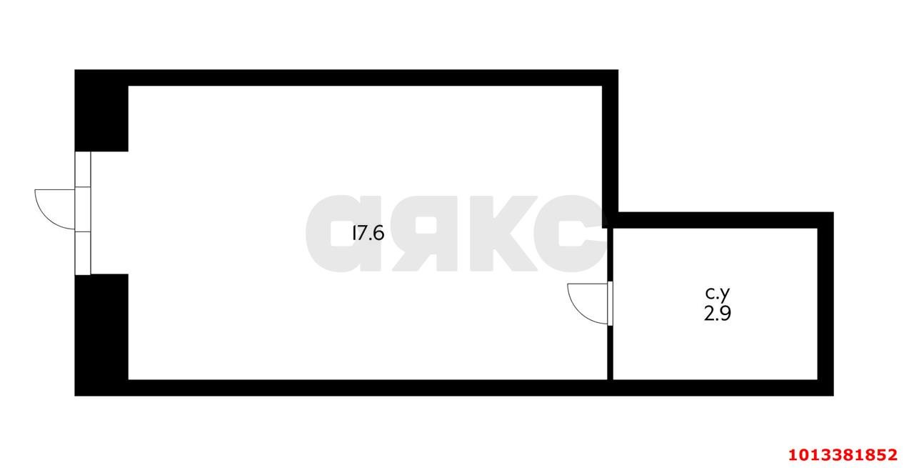 Фото №6: Торговое помещение 21 м² - Краснодар, жилой комплекс Сказка Град, ул. имени В.Н. Мачуги, 166Ак1