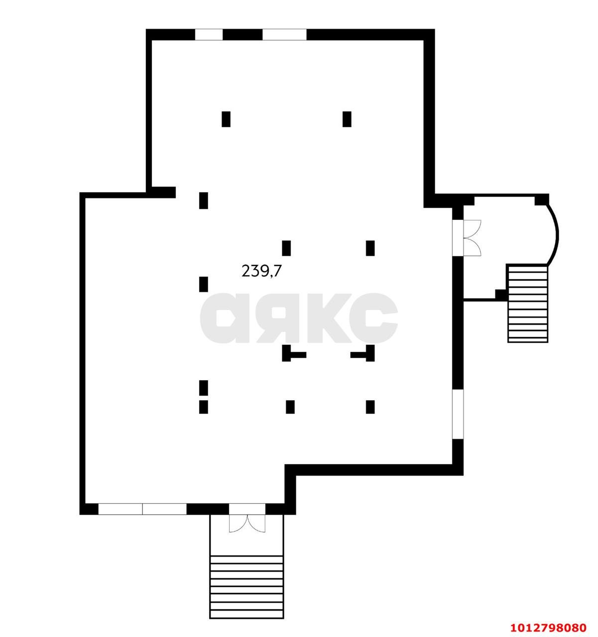Фото №6: Торговое помещение 240 м² - Краснодар, жилой комплекс Лиговский, ул. Героя Хабибуллина, 4