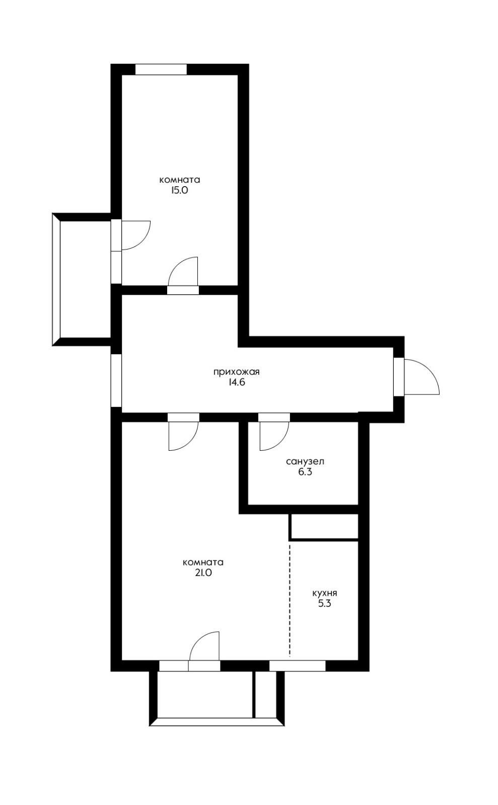 Фото №20: 2-комнатная квартира 68 м² - Краснодар, Карасунский внутригородской округ, ж/м Пашковский, ул. Бородинская, 152/А