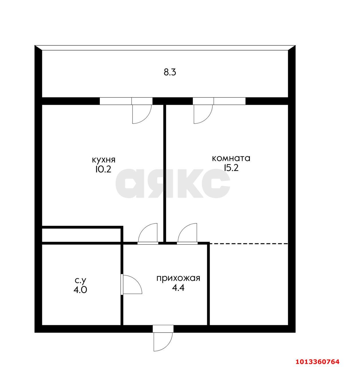 Фото №15: 1-комнатная квартира 43 м² - Краснодар, Прикубанский внутригородской округ, мкр. жилой комплекс Отражение, ул. Конгрессная, 41
