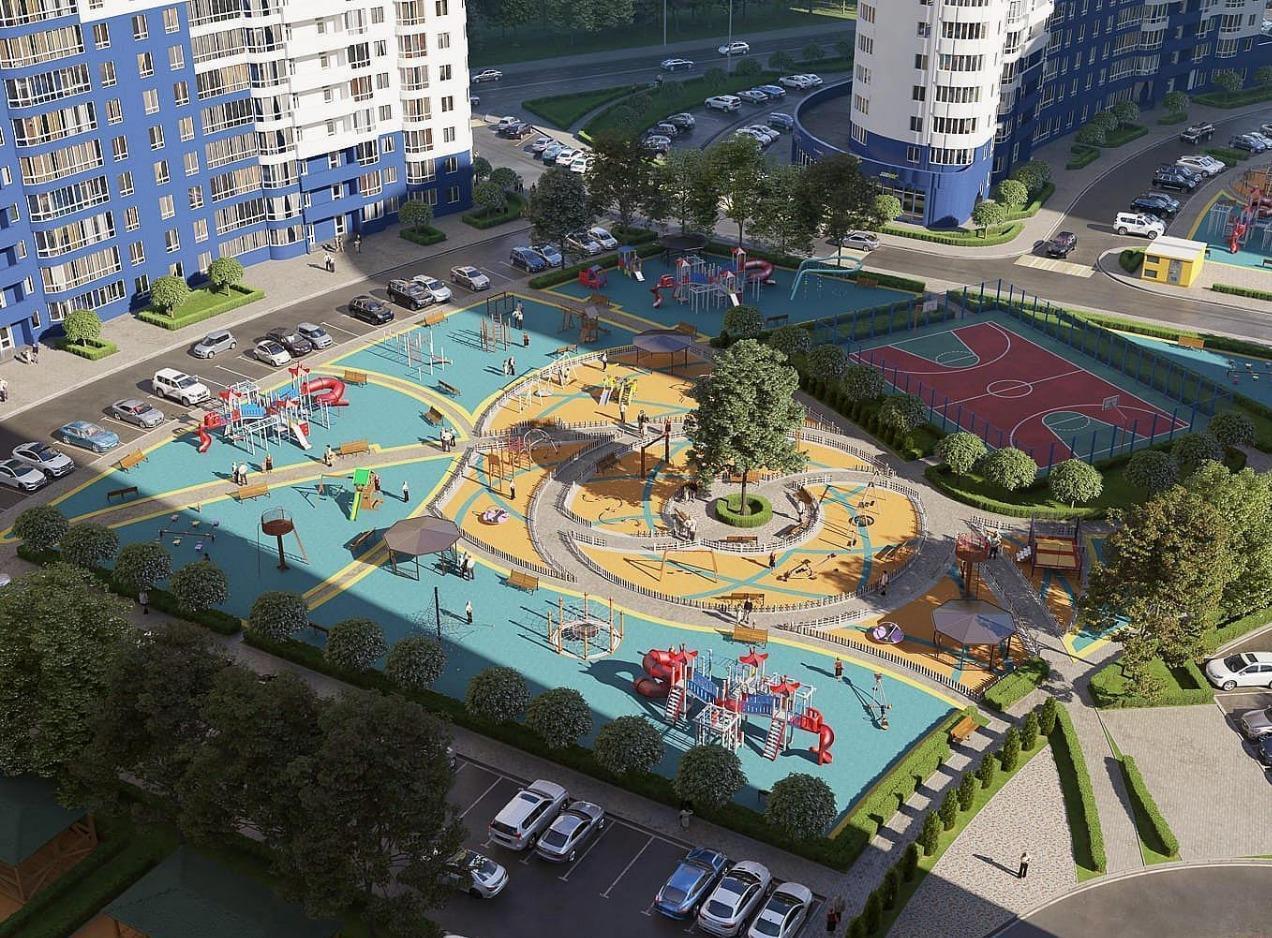 Фото №7: 3-комнатная квартира 80 м² - Краснодар, Центральный внутригородской округ, жилой комплекс Фонтаны, мкр. Черёмушки, ул. Воронежская, 47/14