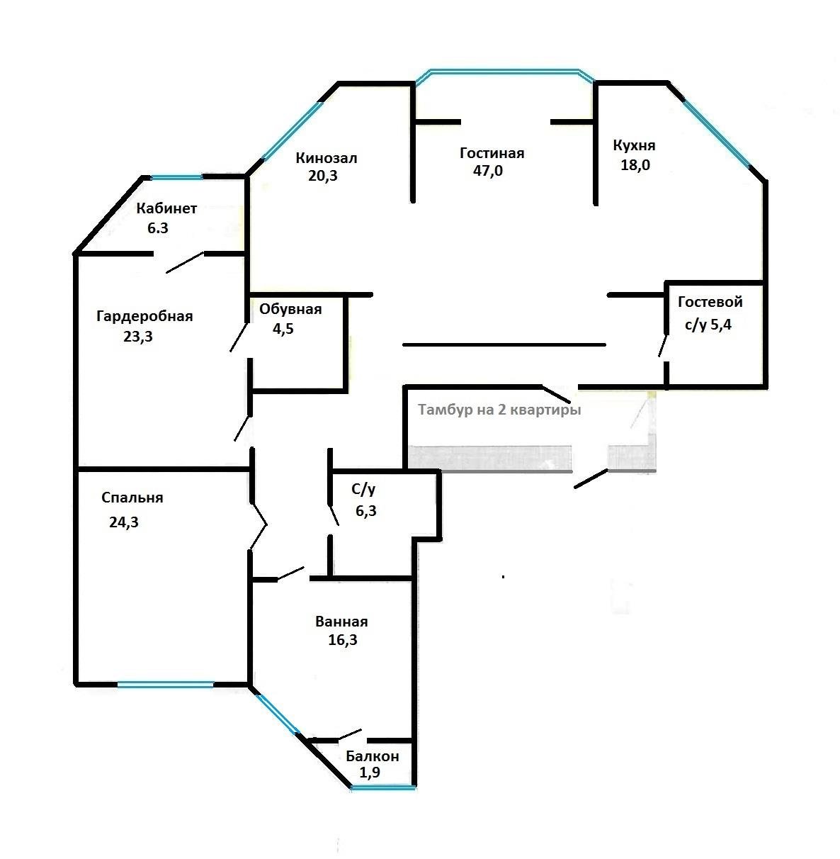 Фото №20: Пентхаус 195 м² - Краснодар, Центральный внутригородской округ, мкр. Центральный, ул. Промышленная, 49/2