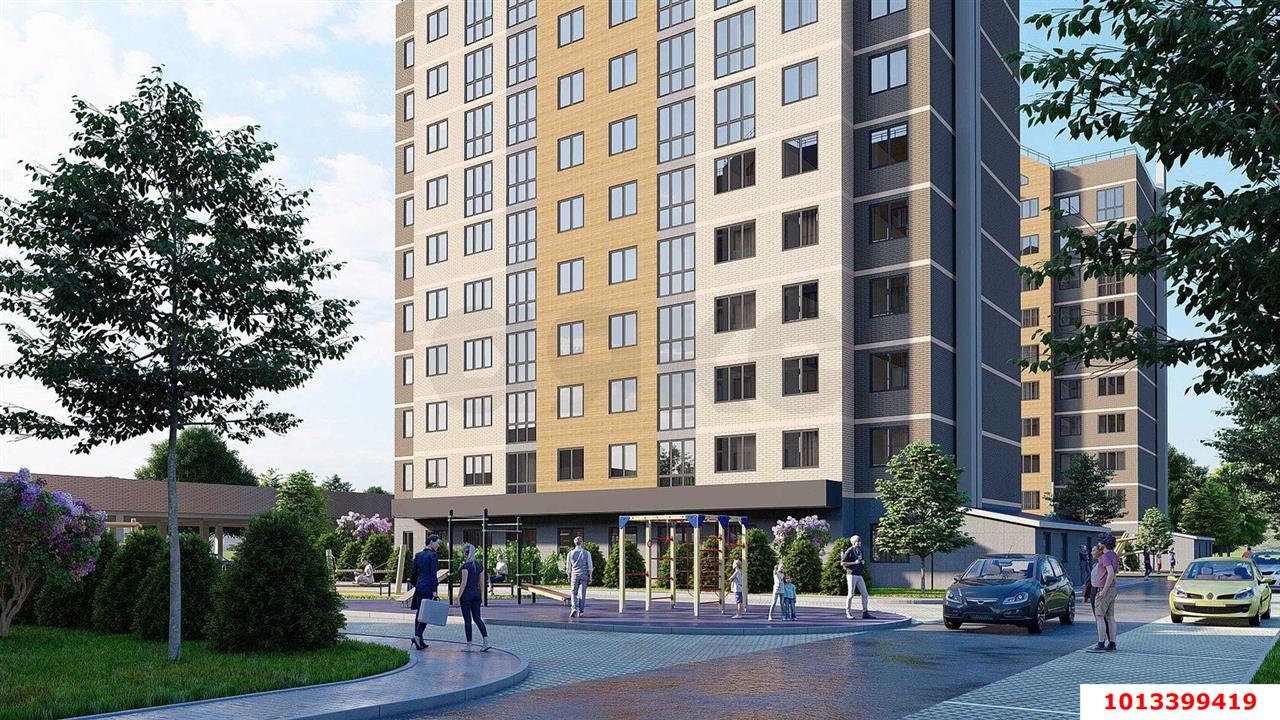 Фото №3: 1-комнатная квартира 32 м² - Новая Адыгея, жилой комплекс Ритм