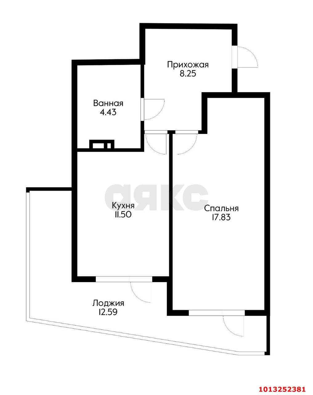 Фото №1: 1-комнатная квартира 55 м² - Краснодар, жилой комплекс Дуэт, ул. Душистая, 77
