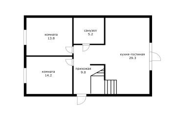 Фото №3: Дом 71 м² - Энем, мкр. Камвольно-суконный Комбинат, ул. Чкалова, 13
