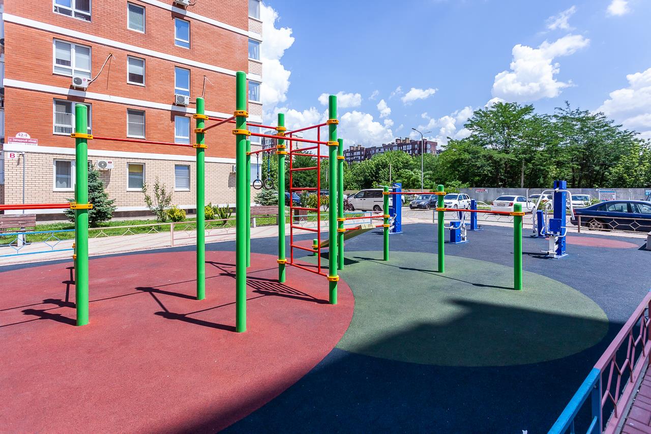 Фото №14: 1-комнатная квартира 32 м² - Краснодар, Прикубанский внутригородской округ, мкр. жилой комплекс Спортивная Деревня, ул. Западный Обход, 42/4