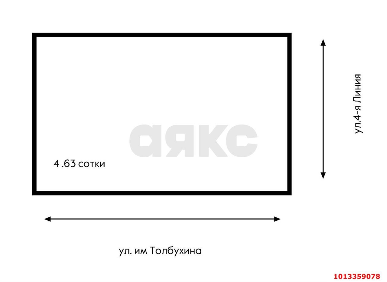 Фото №7: Земельный участок под ИЖС - Краснодар, Прикубанский внутригородской округ, мкр. Славянский, ул. 4-я Линия, 43
