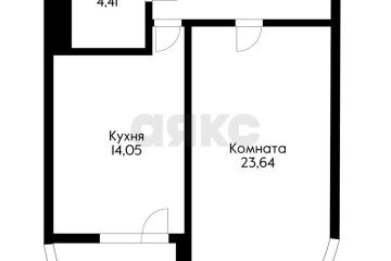 Фото №2: 1-комнатная квартира 50 м² - Краснодар, мкр. Западный внутригородской округ, ул. Шоссе Нефтяников, 18