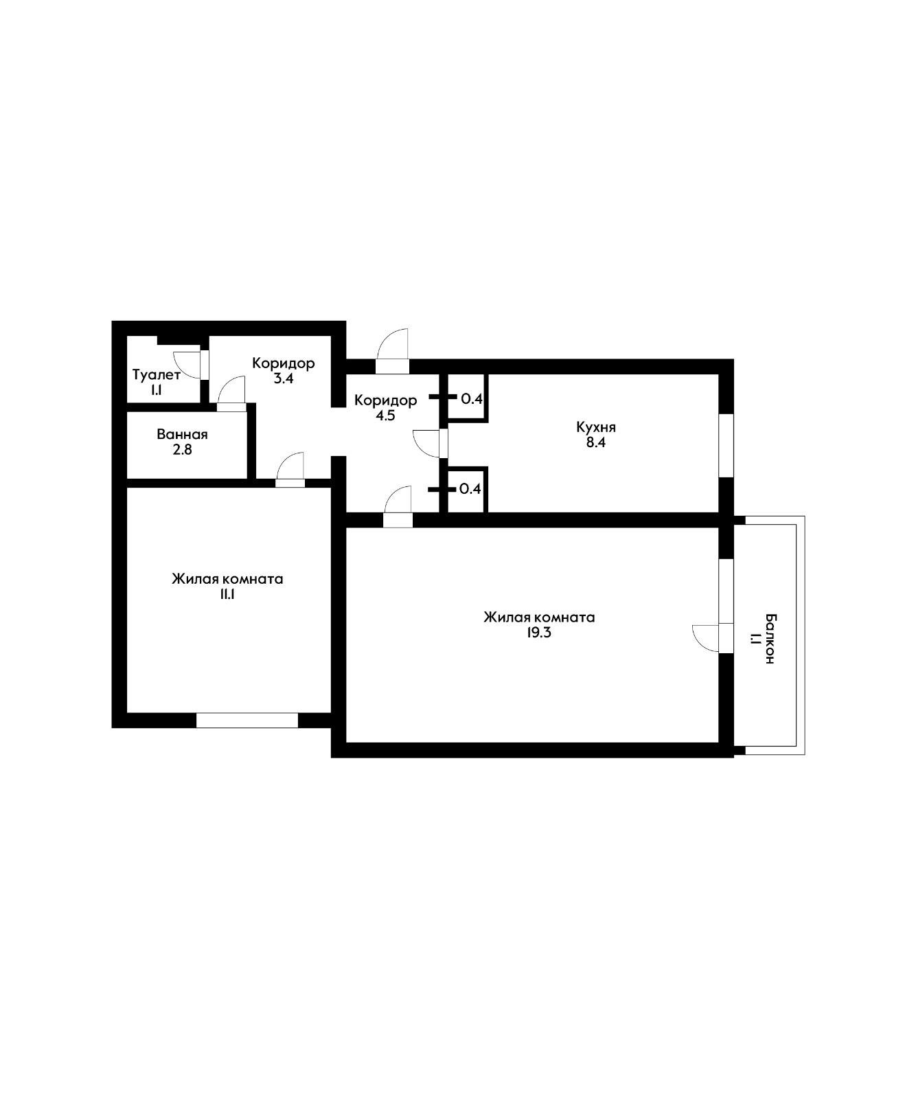 Фото №9: 2-комнатная квартира 52 м² - Краснодар, Карасунский внутригородской округ, мкр. Комсомольский, ул. Уральская, 188