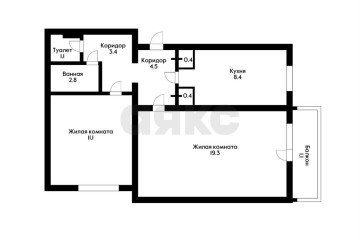 Фото №1: 2-комнатная квартира 52 м² - Краснодар, мкр. Комсомольский, ул. Уральская, 188