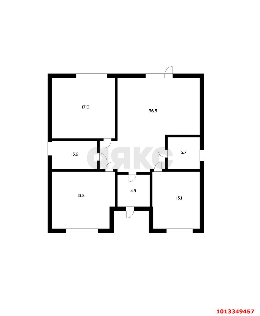 Фото №2: Дом 101 м² + 5 сот. - Старокорсунская, мкр. Карасунский внутригородской округ, ул. Лебяжья, 31