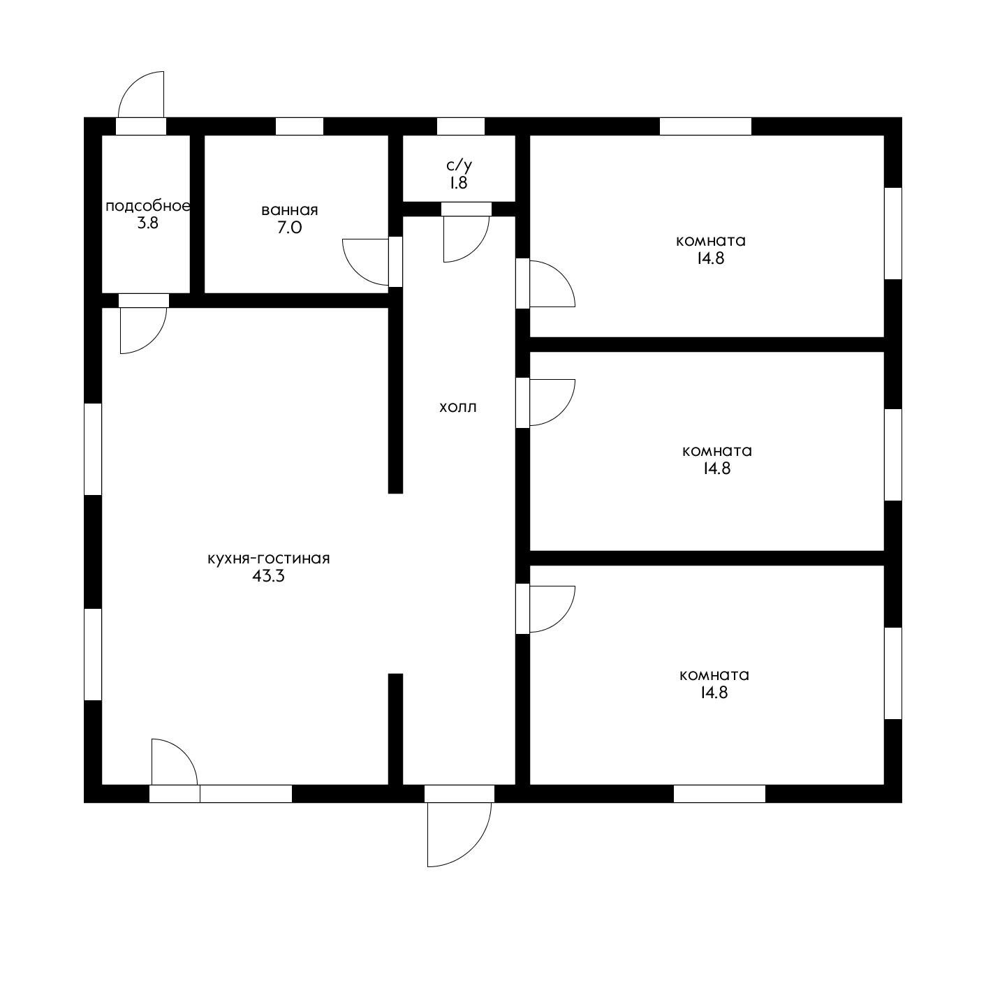 Фото №14: Дом 107 м² + 6 сот. - Козет, ул. Прямая, 18
