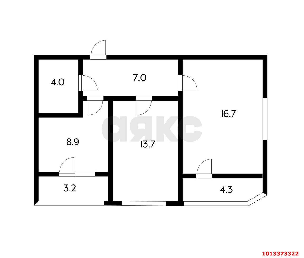 Фото №15: 2-комнатная квартира 57 м² - Краснодар, 3-й квартал, ул. имени Героя Николая Шевелёва, 1