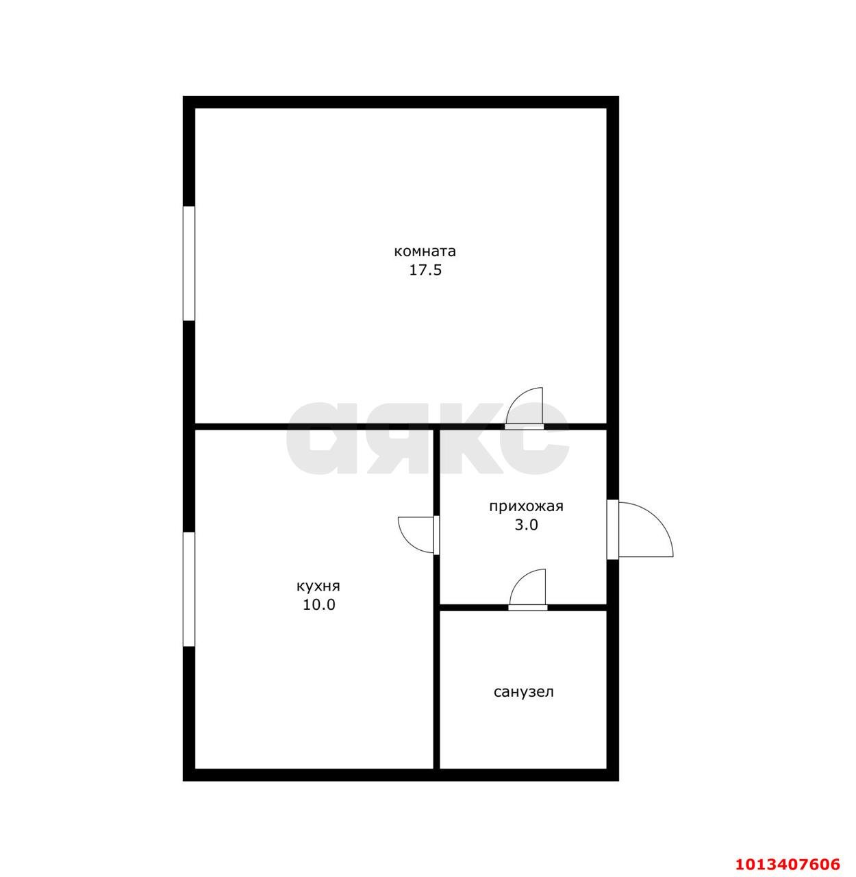 Фото №2: 1-комнатная квартира 33 м² - Краснодар, Центральный, ул. Севастопольская, 28