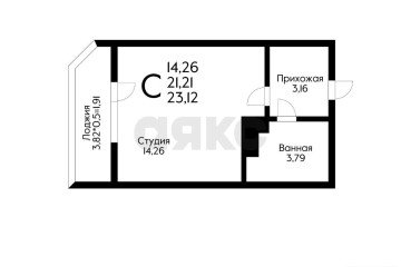 Фото №2: Студия 21 м² - Краснодар, мкр. жилой комплекс Ural, ул. Уральская, 87/7