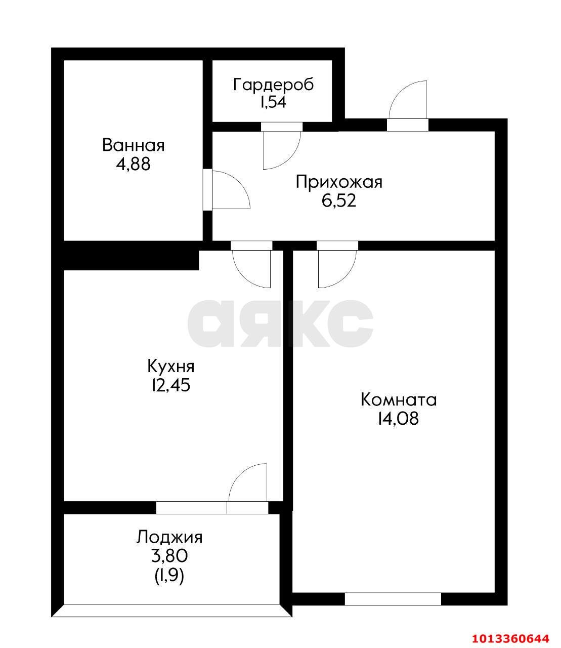 Фото №13: 1-комнатная квартира 40 м² - Краснодар, жилой комплекс Красная площадь, ул. Кореновская, 57к2
