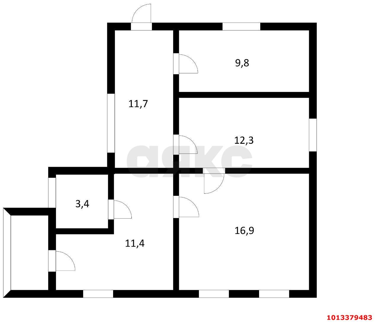 Фото №13: Дом 65 м² + 4.51 сот. - Краснодар, Западный внутригородской округ, ул. Одесская, 9