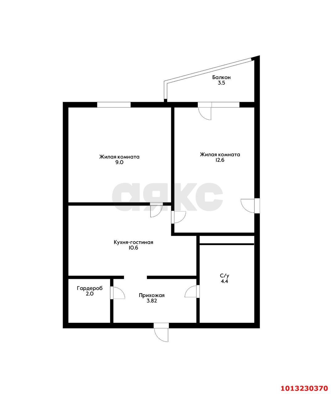 Фото №19: 2-комнатная квартира 45 м² - Краснодар, жилой комплекс Валентина, ул. имени Дзержинского, 64/2