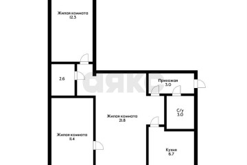 Фото №2: 3-комнатная квартира 61 м² - Краснодар, мкр. Черёмушки, ул. Ставропольская, 266