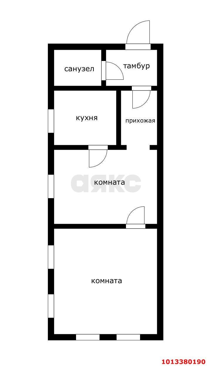Фото №2: Часть дома 48 м² + 2.14 сот. - Яблоновский, пр-д 2-й  Толбухина, 34
