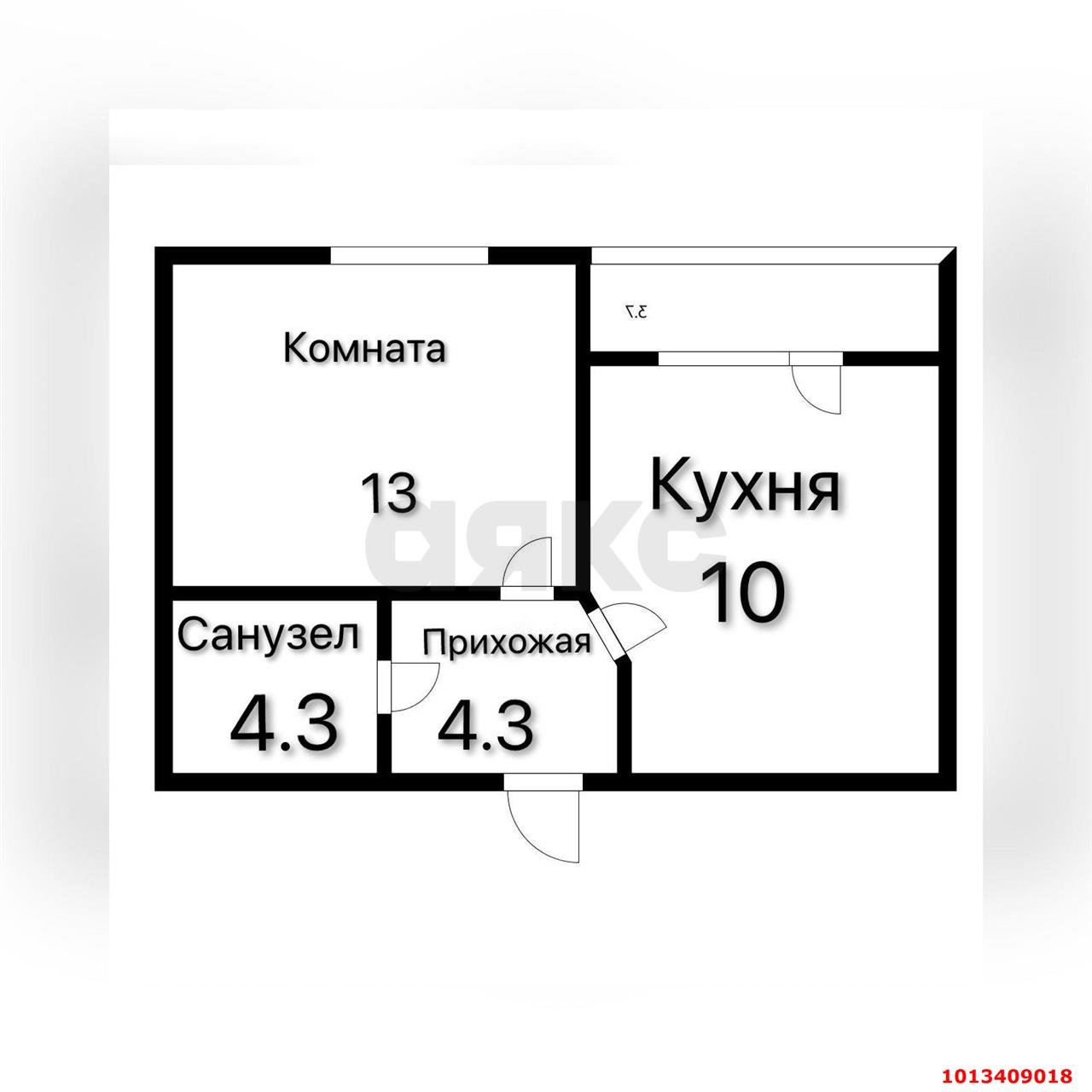 Фото №17: 1-комнатная квартира 31 м² - Краснодар, Светлоград, ул. Красных Партизан, 1/3к4