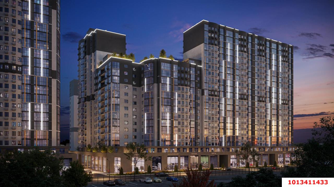 Фото №1: 2-комнатная квартира 64 м² - Краснодар, Хлопчато-бумажный Комбинат, ул. Уральская, 106/6