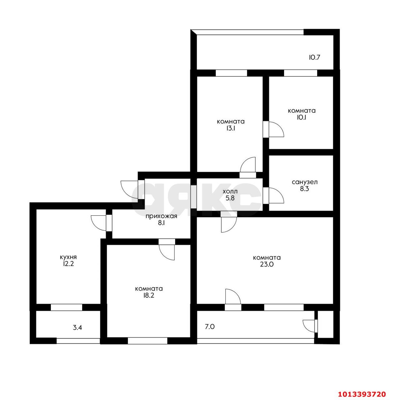Фото №20: 4-комнатная квартира 119 м² - Краснодар, Центральный внутригородской округ, мкр. Центральный, ул. Гимназическая, 71