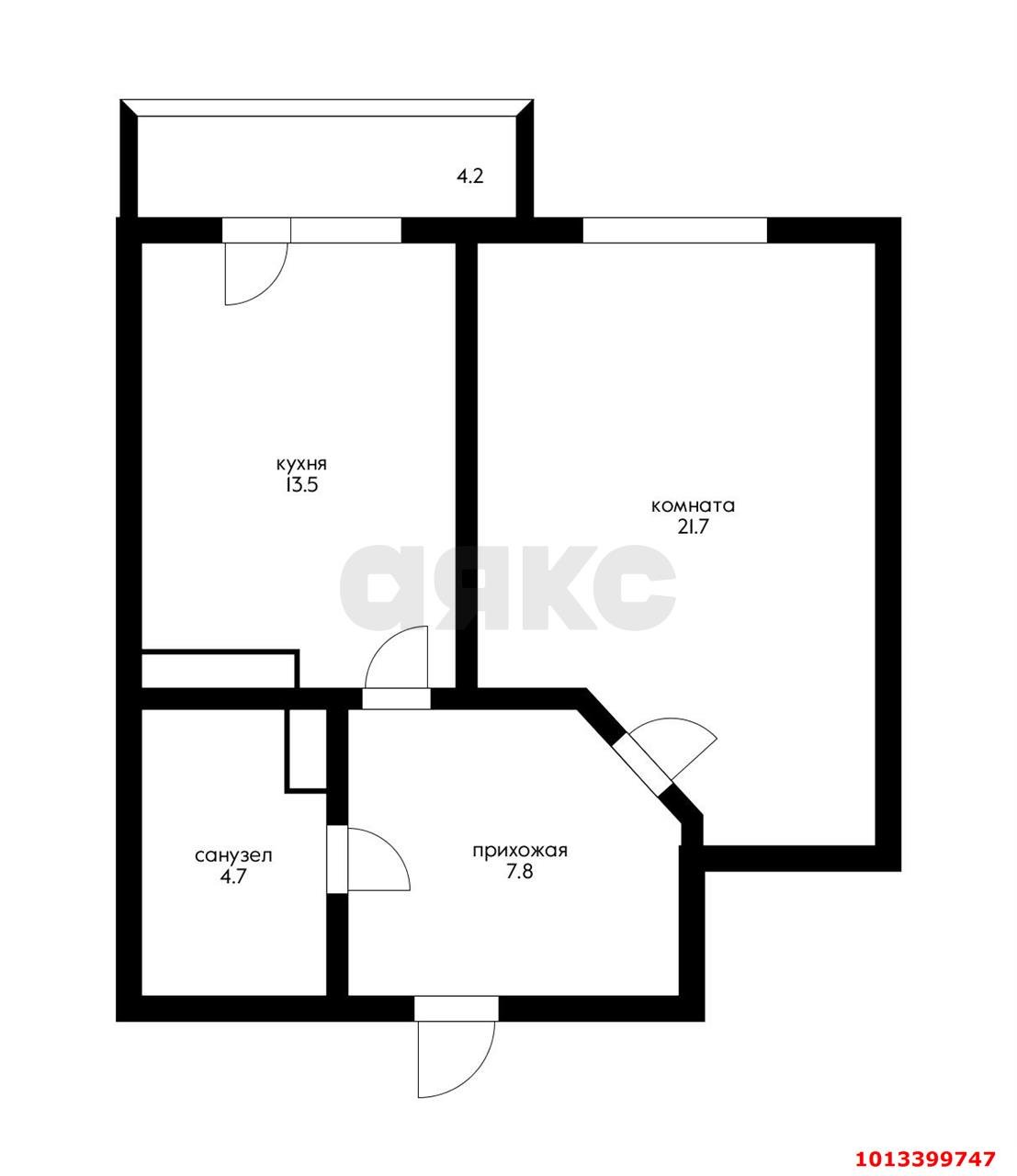 Фото №17: 1-комнатная квартира 50 м² - Краснодар, Кожзавод, ул. Володи Головатого, 174
