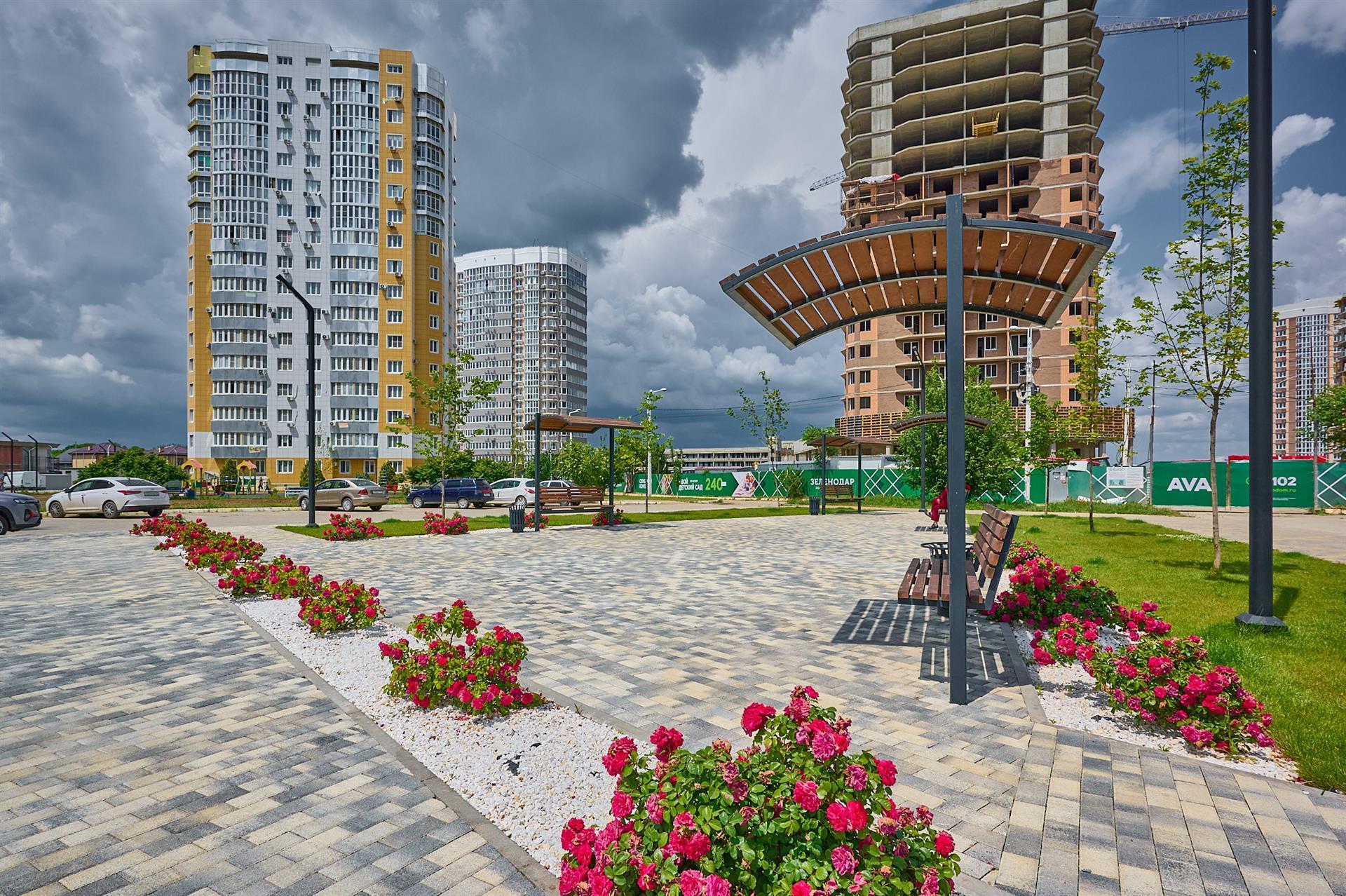 Фото №1: 2-комнатная квартира 75 м² - Краснодар, Прикубанский внутригородской округ, мкр. жилой комплекс Зеленодар, ул. Садовое Кольцо, 1