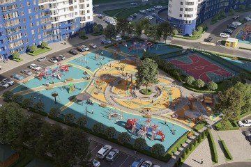 Фото №4: 3-комнатная квартира 74 м² - Краснодар, мкр. жилой комплекс Фонтаны, ул. Воронежская, 47/14