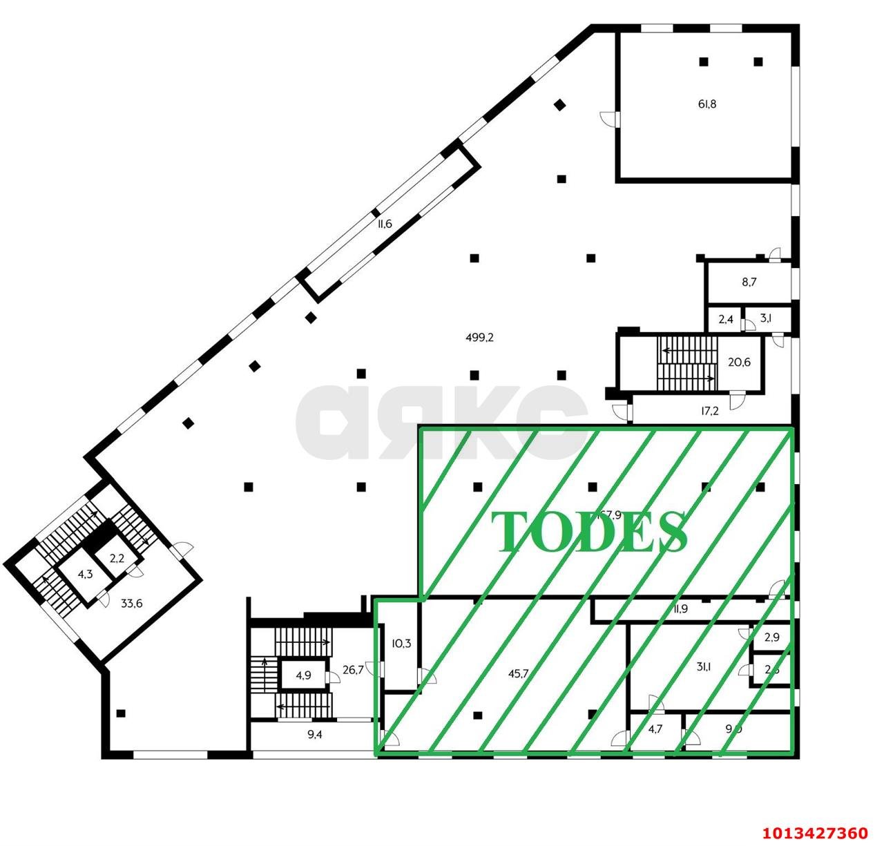 Фото №2: Коммерция 500 м² - Краснодар, Фестивальный, мкр. Прикубанский внутригородской округ, ул. имени Тургенева, 189/6