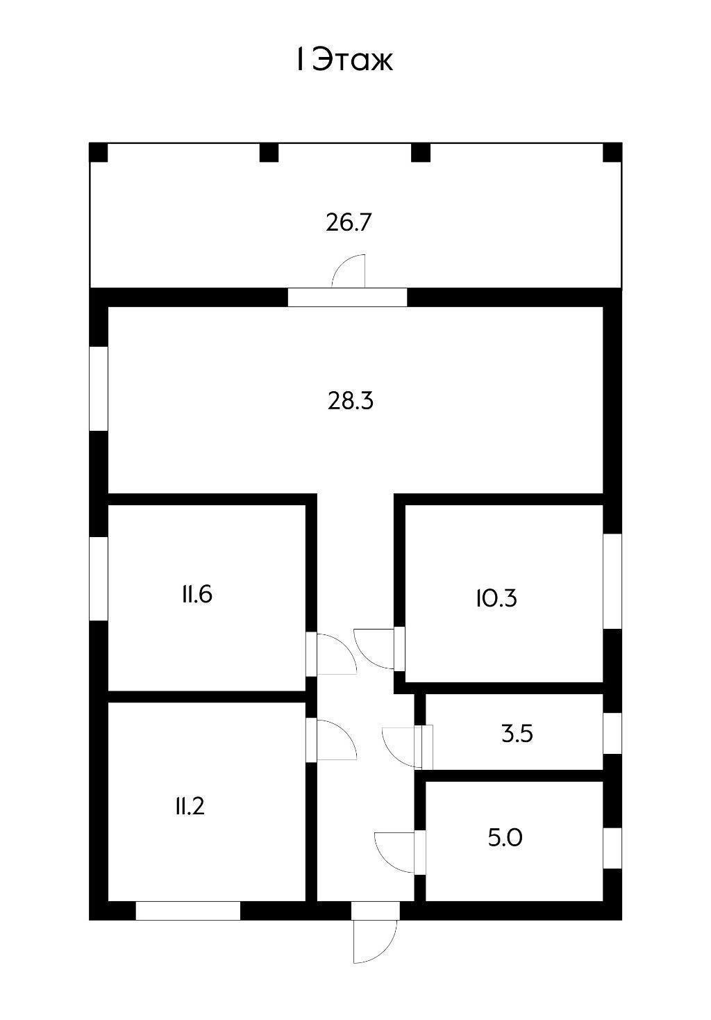 Фото №12: Дом 114 м² + 4 сот. - Российский, мкр. Прикубанский внутригородской округ, ул. Триумфальная, 26