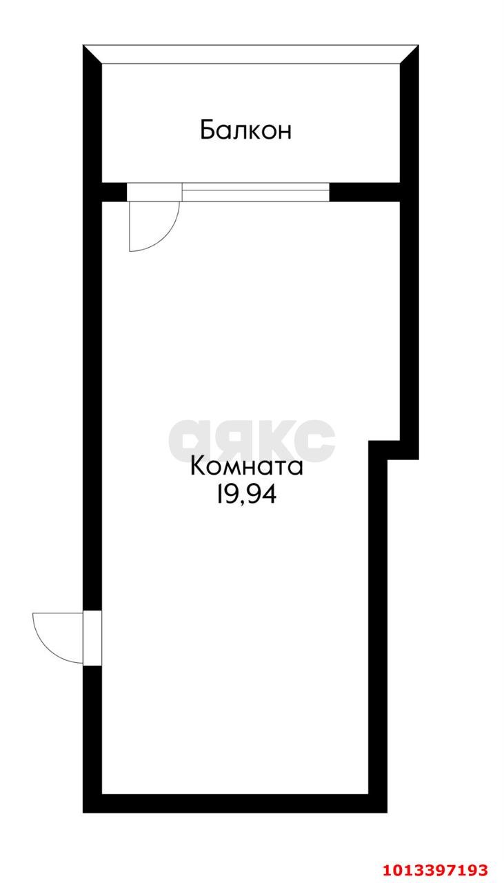 Фото №7: Студия 23 м² - Краснодар, Фестивальный, ул. Ковалёва, 2