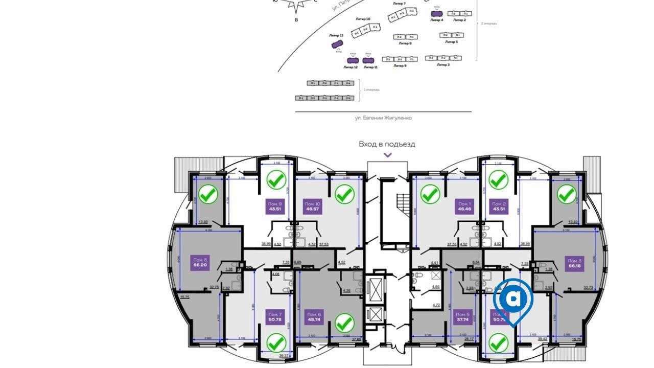 Фото №4: Коммерция 114 м² - Краснодар, Прикубанский внутригородской округ, имени Петра Метальникова, мкр. ЖК Лучший, ул. Ростовское шоссе, 30/7к2