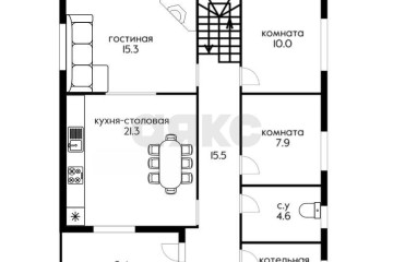 Фото №3: Дом 153 м² - Заводское, мкр. Прикубанский внутригородской округ, ул. Калиновая, 23
