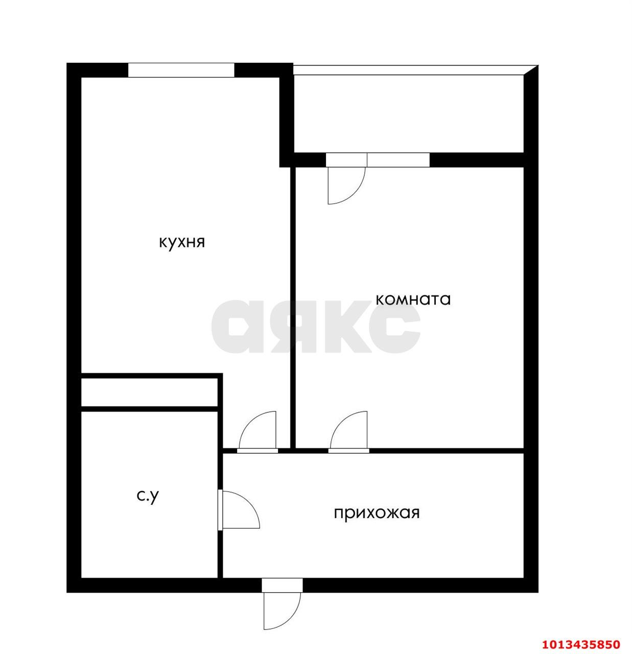 Фото №6: 1-комнатная квартира 35 м² - Краснодар, жилой комплекс Рекорд, ул. Новороссийская, 90/2к1