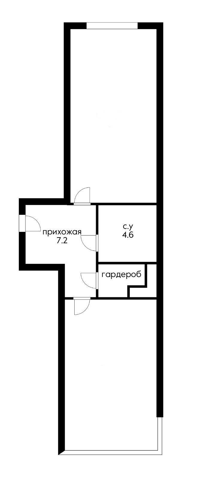 Фото №6: 1-комнатная квартира 52 м² - Краснодар, Горогороды, жилой комплекс Береговая-2, Центральный внутригородской округ, Западный внутригородской округ, мкр. Центральный, ул. Береговая, 2к2